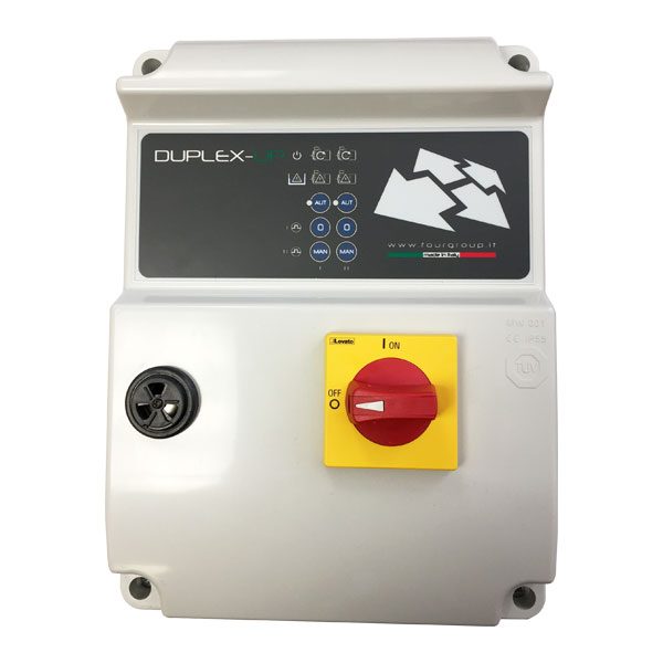  Duplex  Up Electronic Control  Panel  For Use With Twin Pumps  